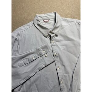 Western‎ Rise Shirt Mens Large Gray Button Up Wool Blend Long Sleeve Pocket